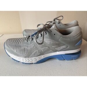 Asics Gel-Kayano 25 Athletic Running Shoes - Gray w/ Blue - 1012A026 - Size 10.5
